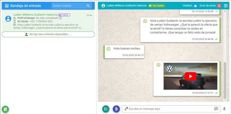 Integración con Whatsapp